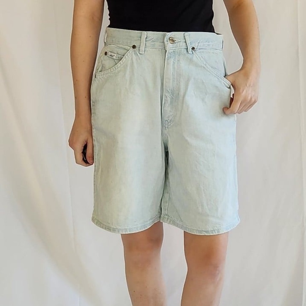 90s Light Wash Denim‎ Shorts